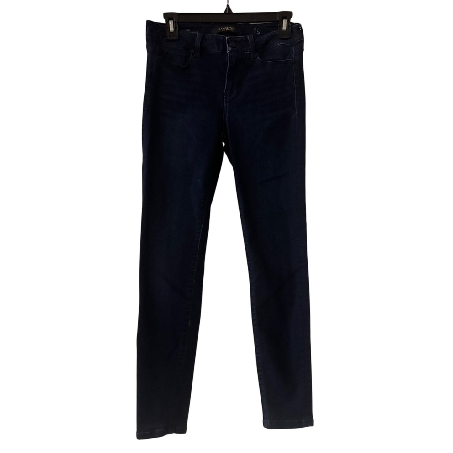 Liverpool Los Angeles the ankle skinny dark wash jeans size 2/26