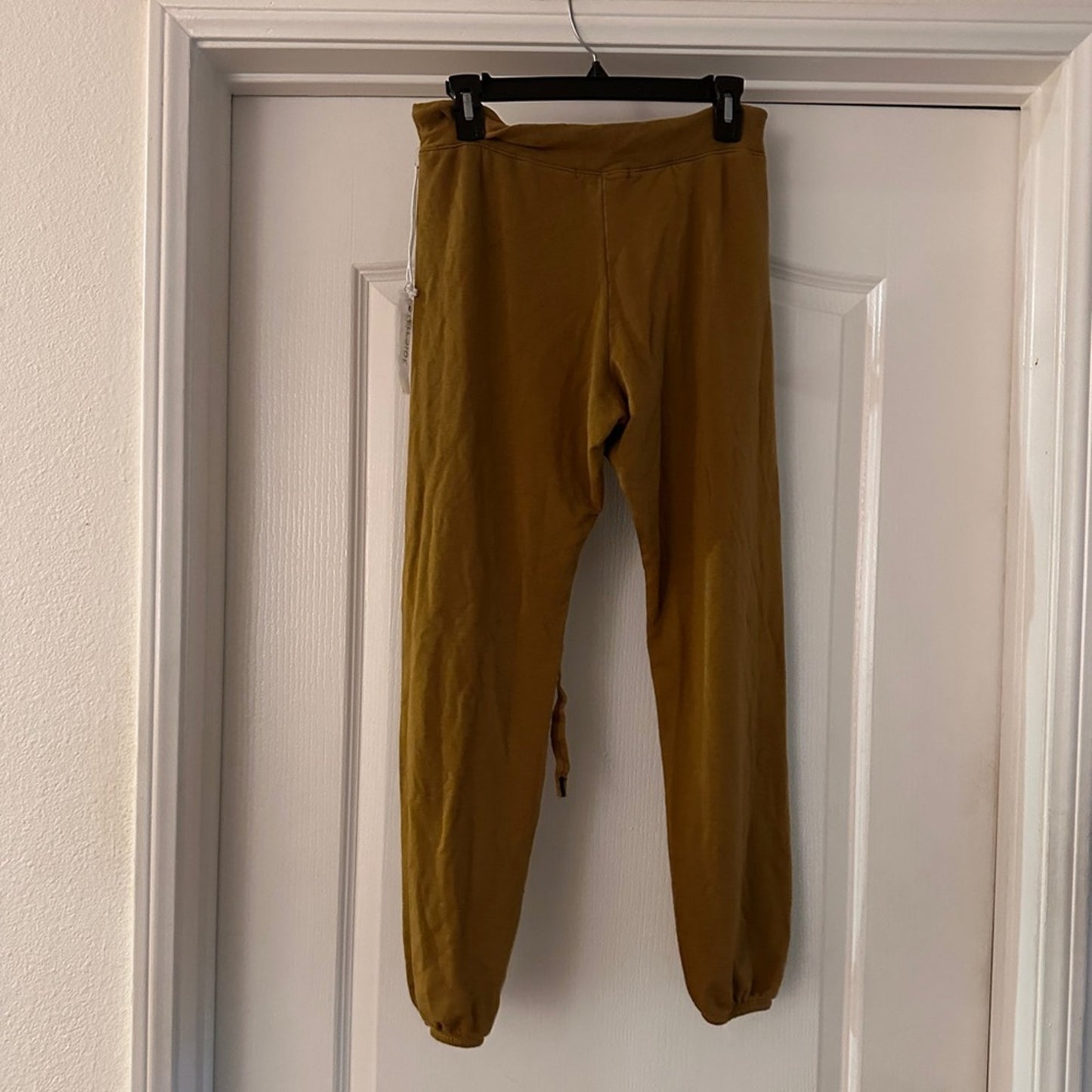 NWT Stateside green drawstring fleece jogger pants size small