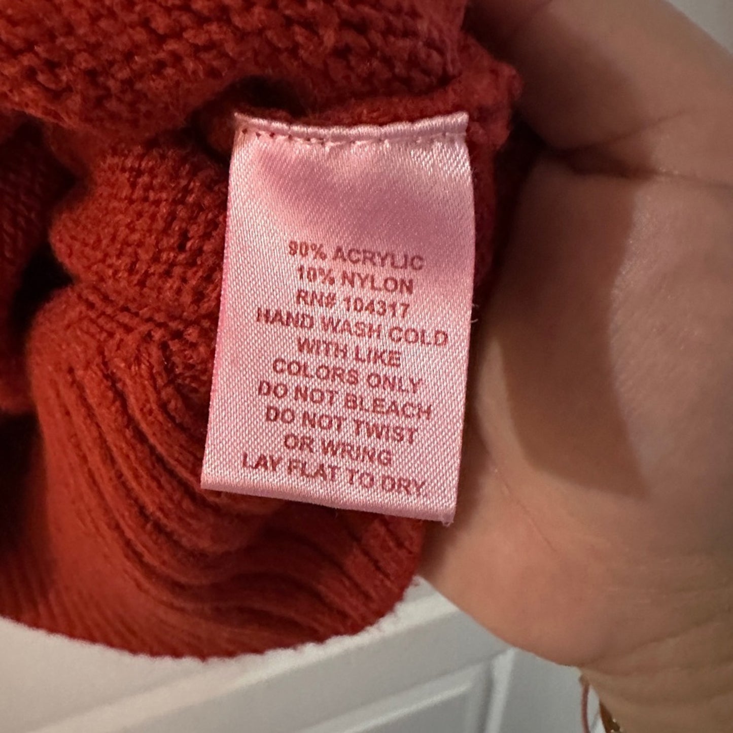 Derek heart red knit sweater dress size medium