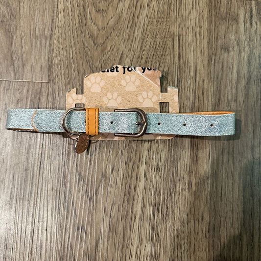 Pretty glittery dog collar by PAW NYC