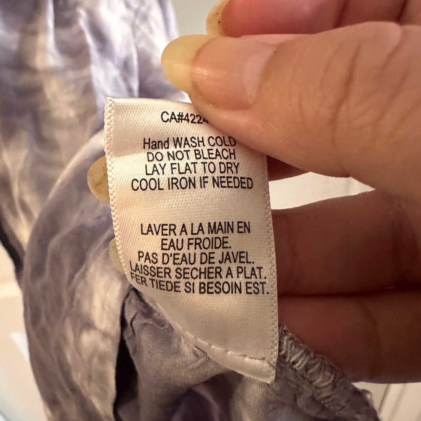 Young fabulous and broke grey tie dye the “raine” wrap dress size large