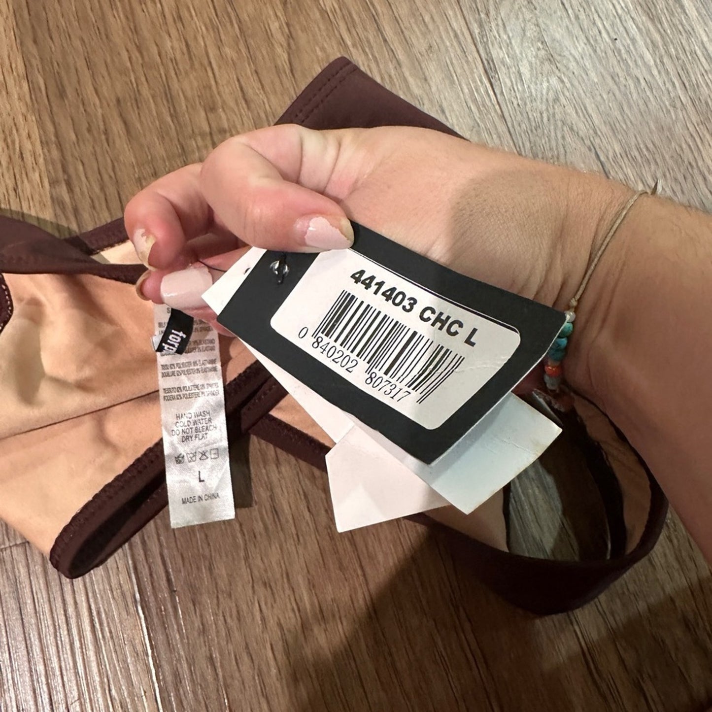 NWT Forplay bikini bottoms size large