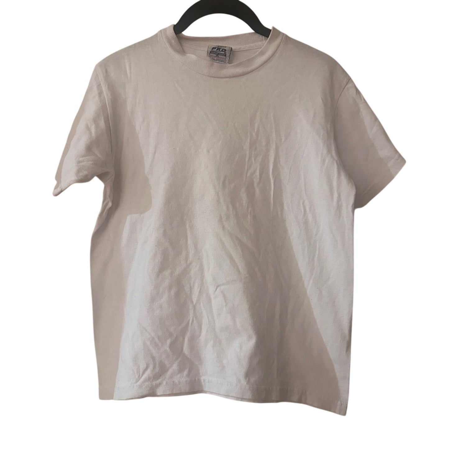 Pro 5 heavyweight cotton white tee shirt size XL