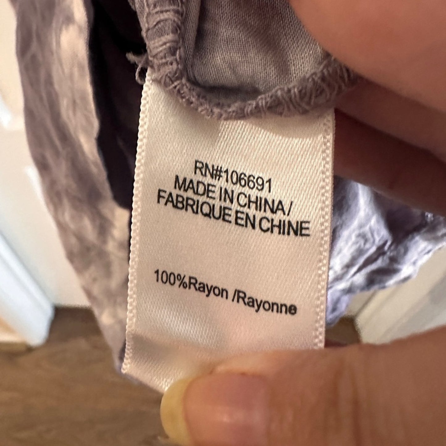 Young fabulous and broke grey tie dye the “raine” wrap dress size large