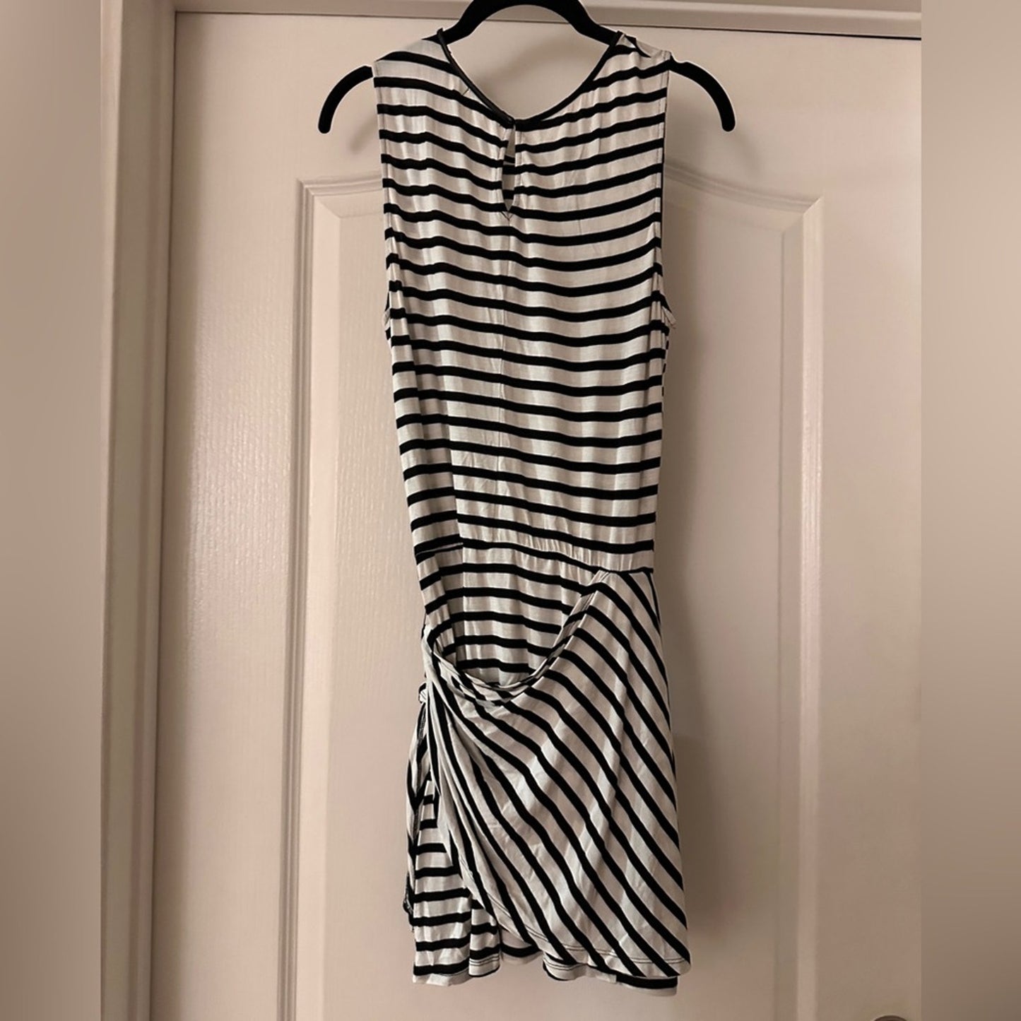 Townsen black and white striped modal dress Size XS