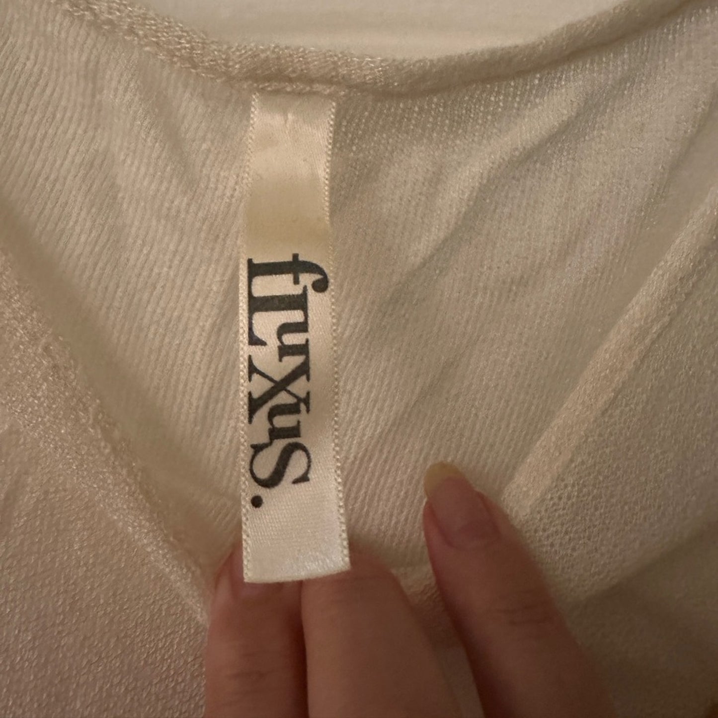 Fluxus white and navy ombré lightweight blue one size