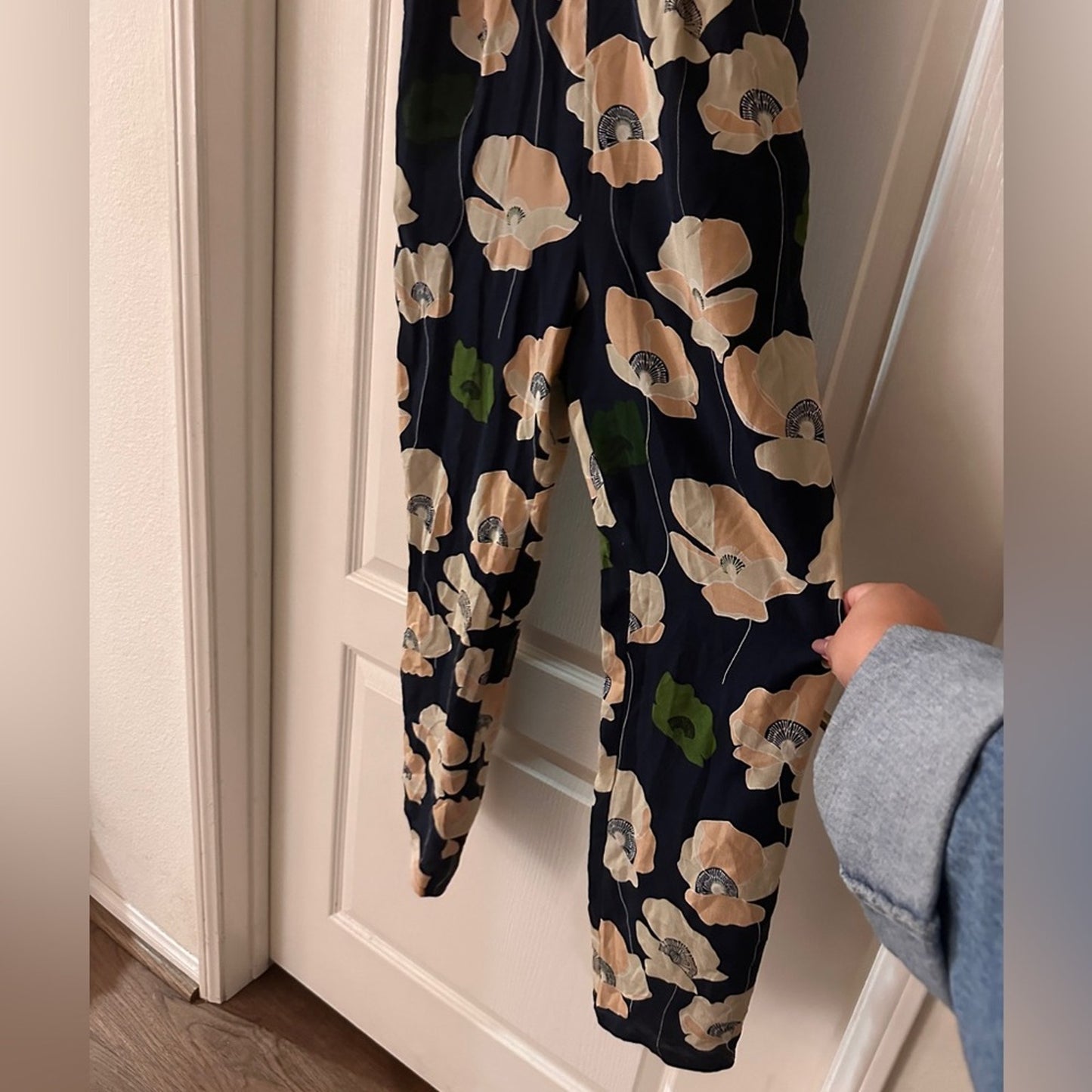 Harlyn floral silk jumpsuit size 0p