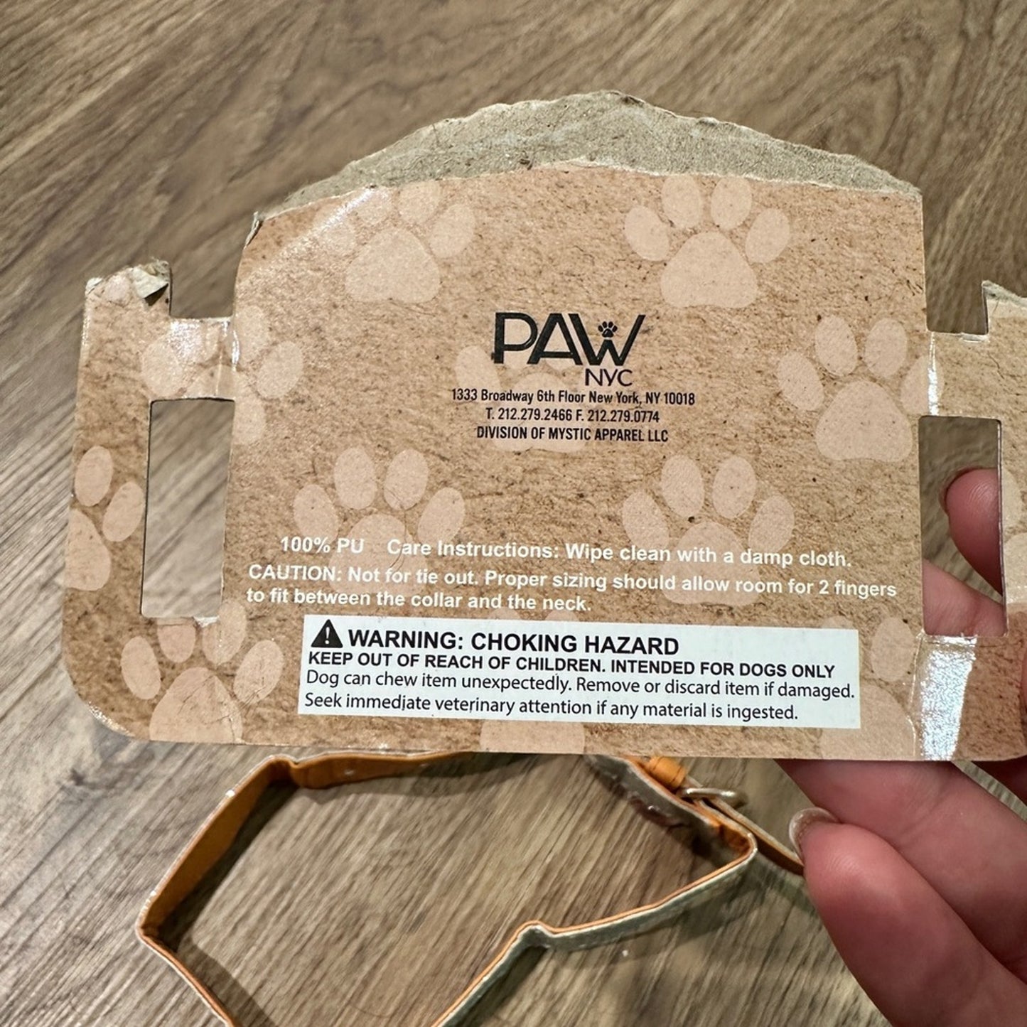 Pretty glittery dog collar by PAW NYC