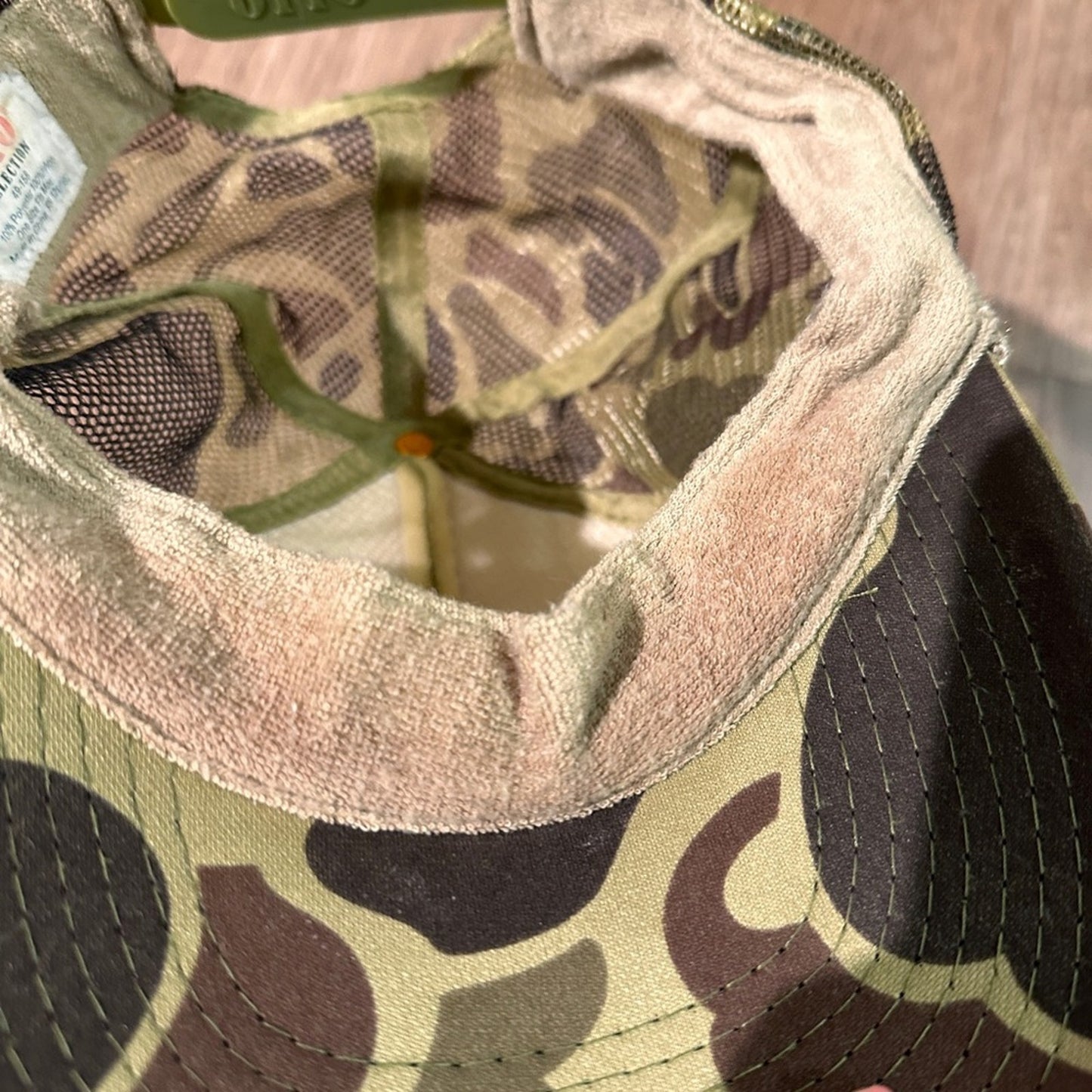 Malibu Makoi surf club green camo trucker hat