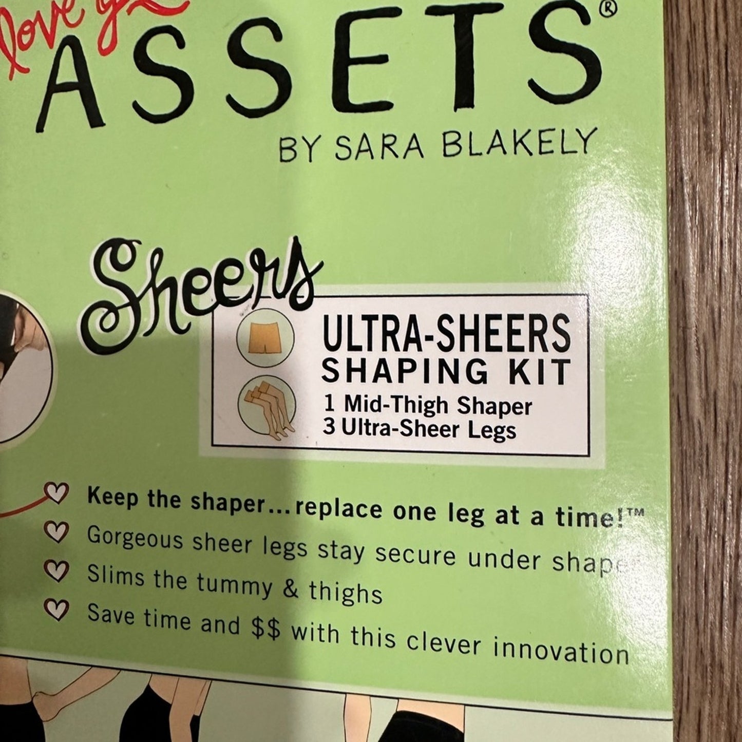 NWT set of 2 Assets by spanks shapewear black thigh high stockings set size 5