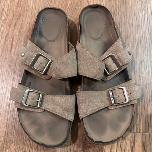 Madden Girl Cork Sole sandals size 8