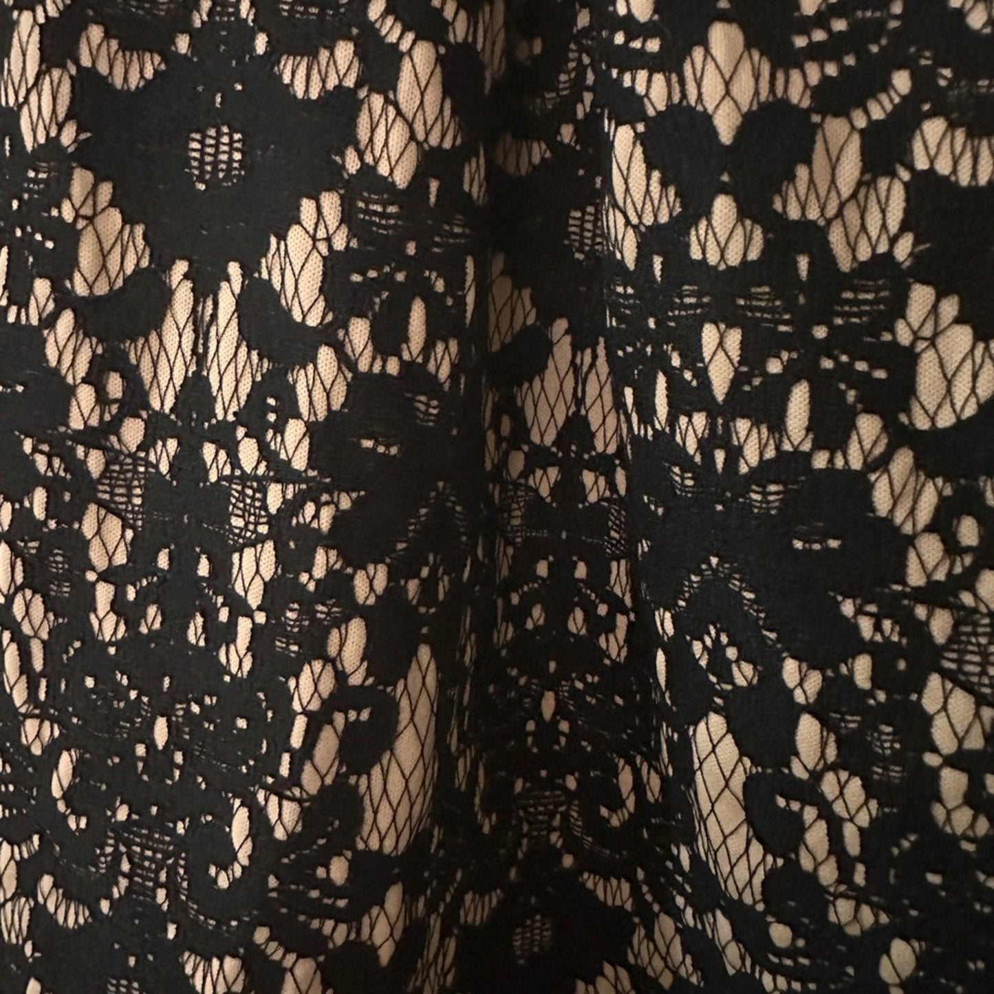 Francesca’s black lace cocktail dress size medium