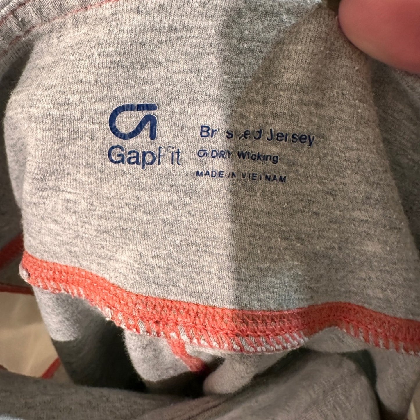 Gap fit grey and white girls leggings size large