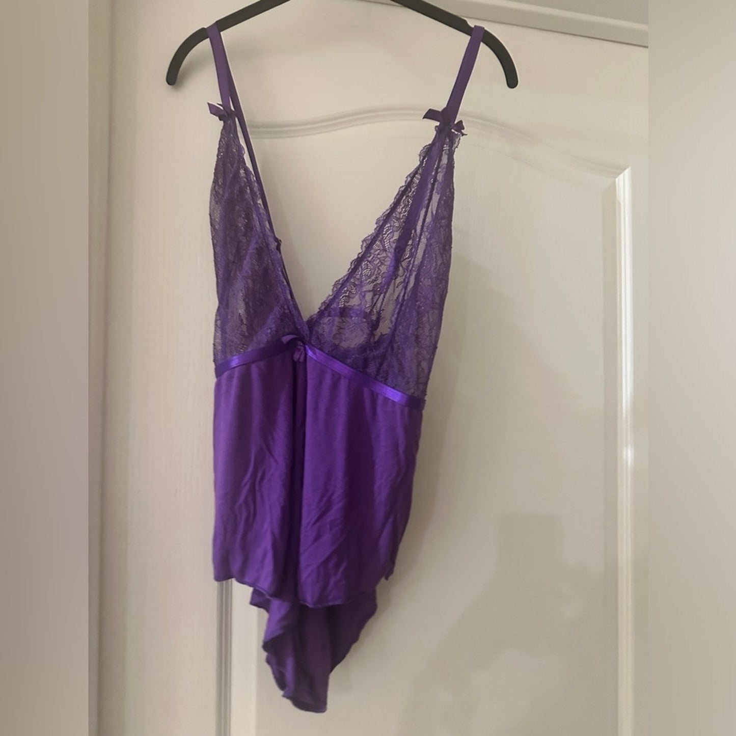 Oh La La Cherie Cute vibrant purple teddy size 1x / 2x