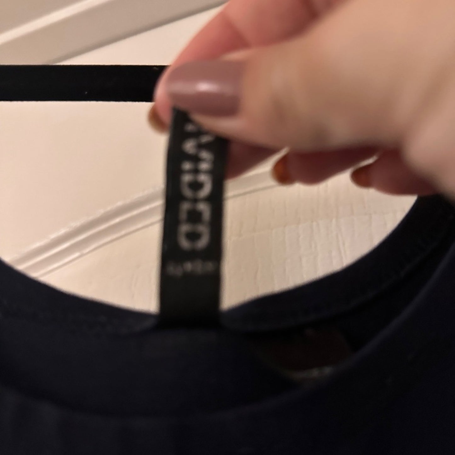 🍷H&M Divided dark navy tank dress size 4