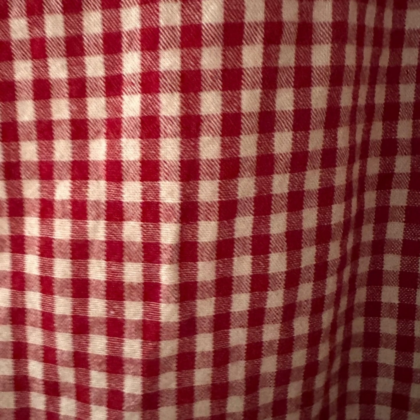 Kendall + Kylie red and white gingham mini dress size xs