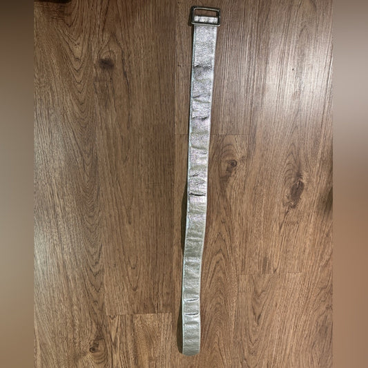 Vintage Ben king silver metallic belt size M/L