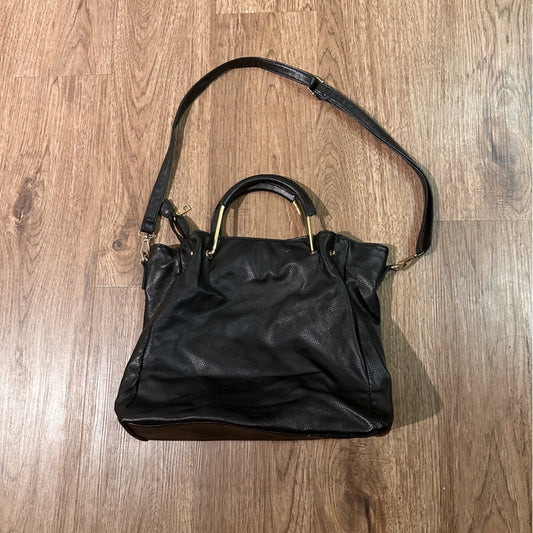 Faux leather handbag