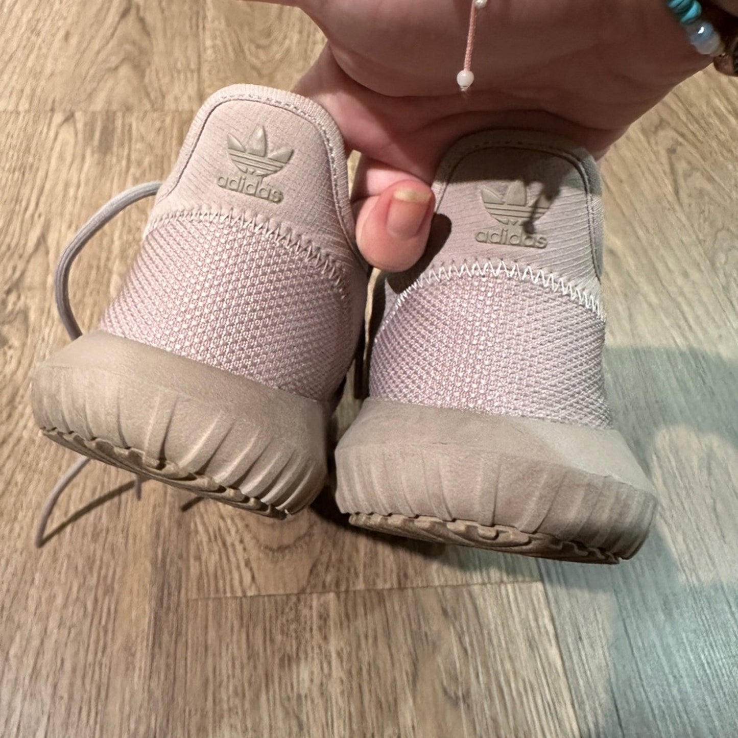 Adidas lilac purple shoes size 4