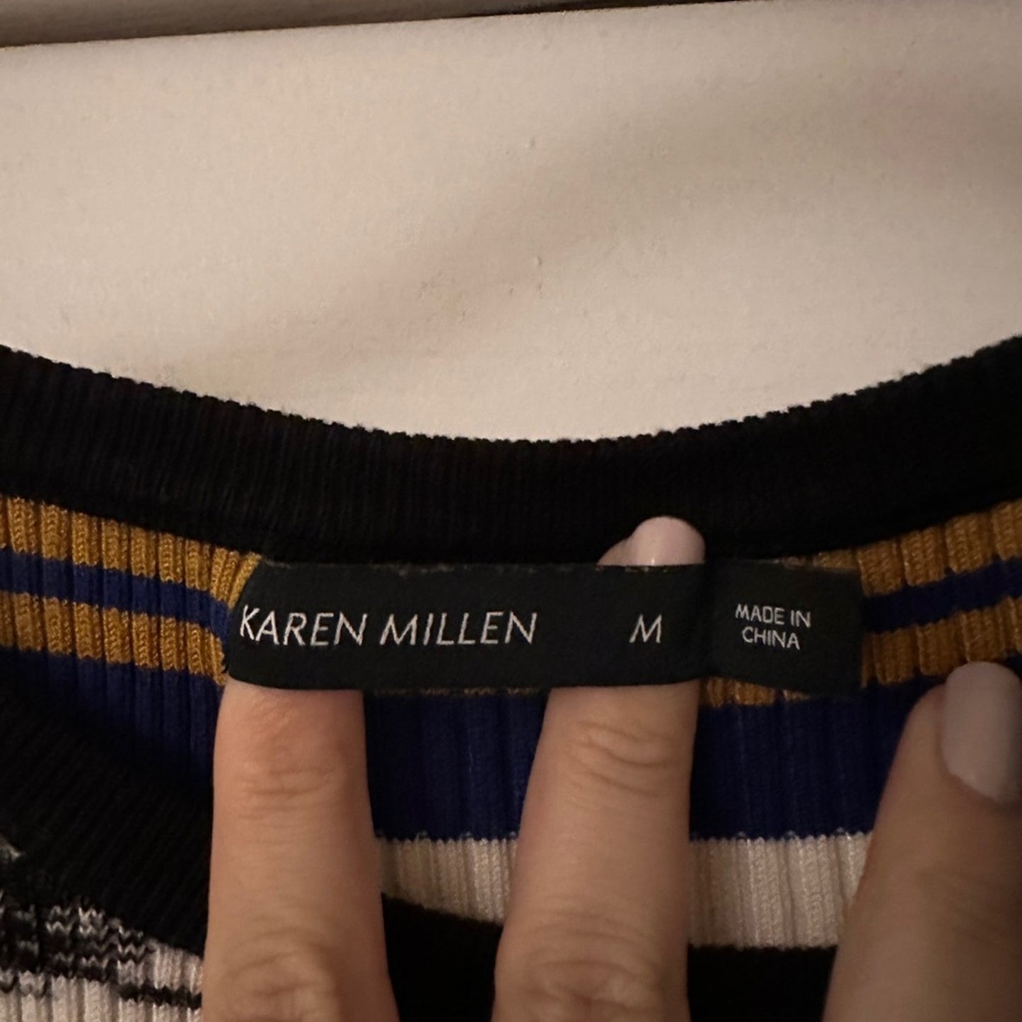 🍷Karen Millen ribbed knit tank size medium