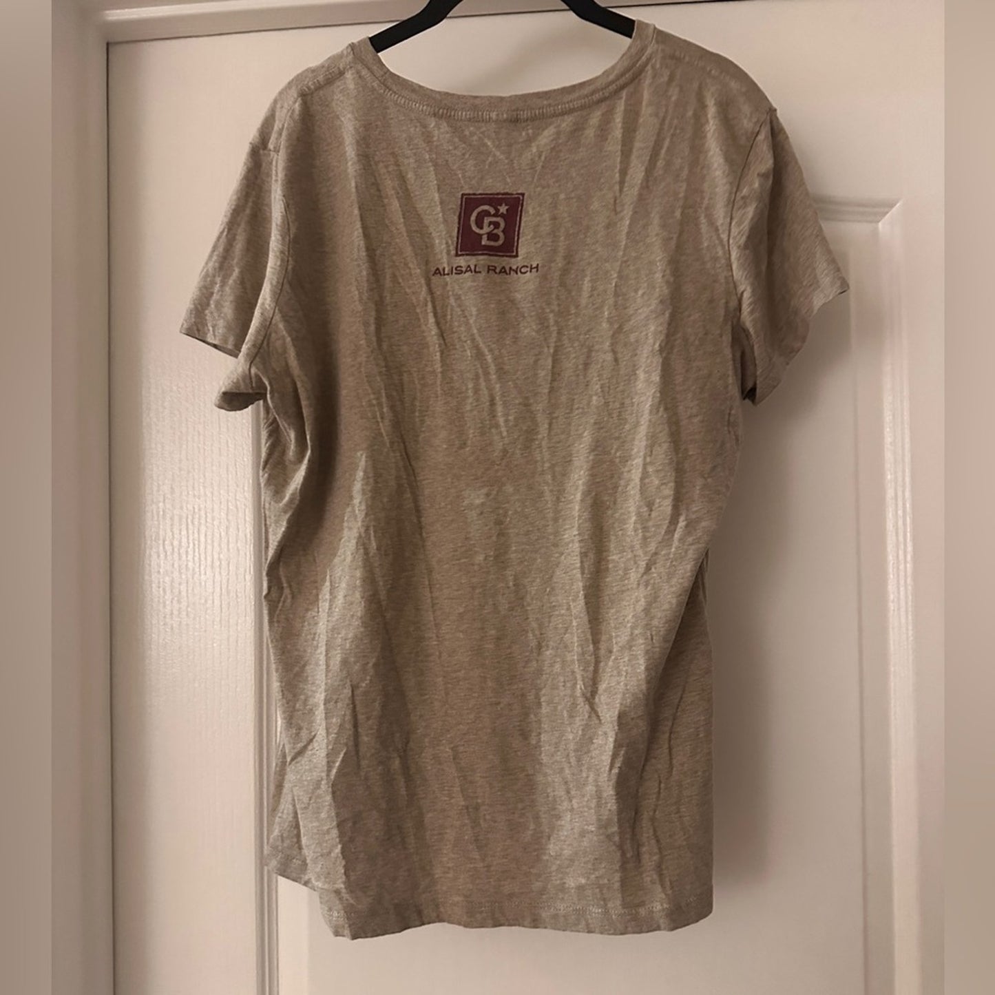 Alsal Ranch grey graphic tee size medium