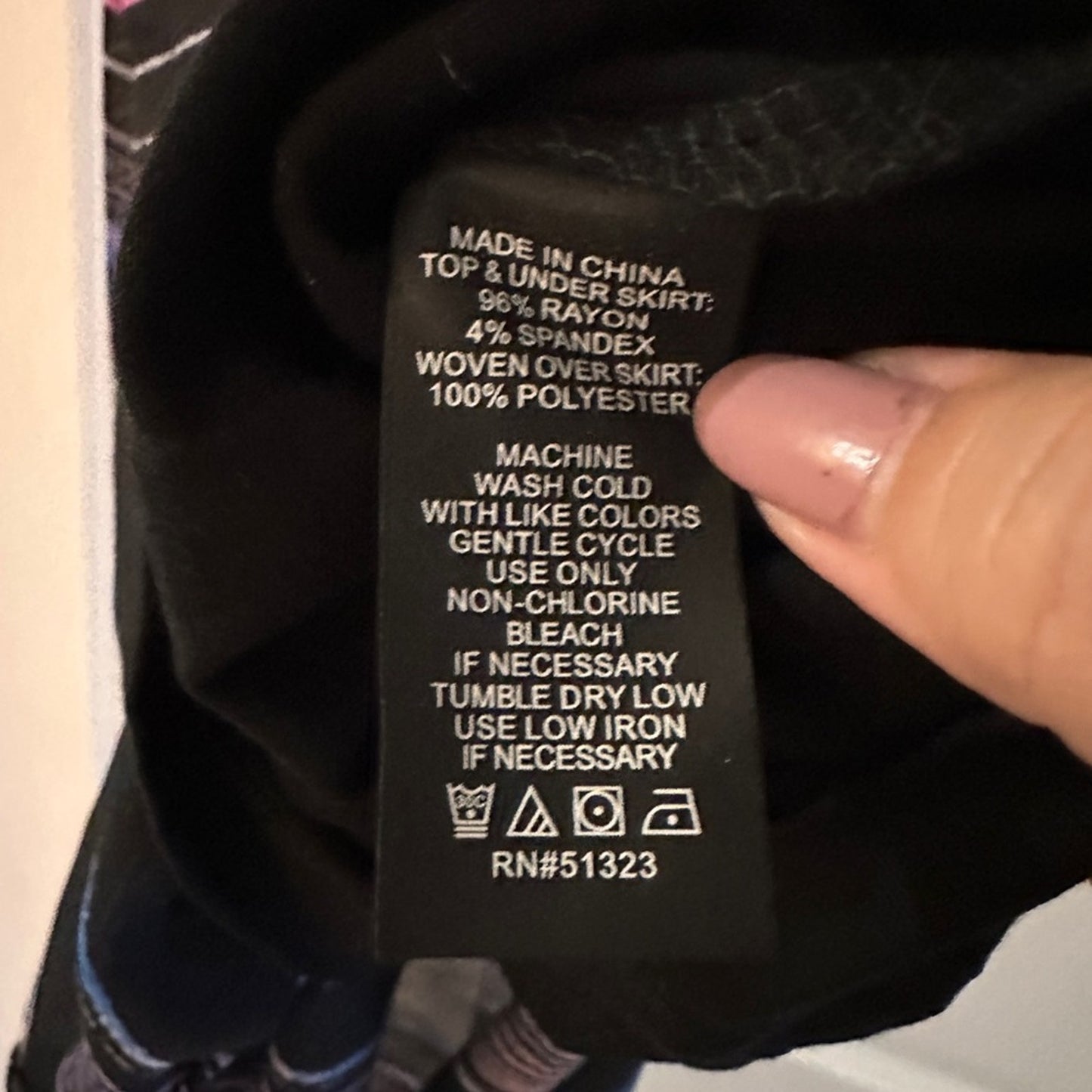 NWT Vince Camuto black and purple tones maxi tank dress size XS petite