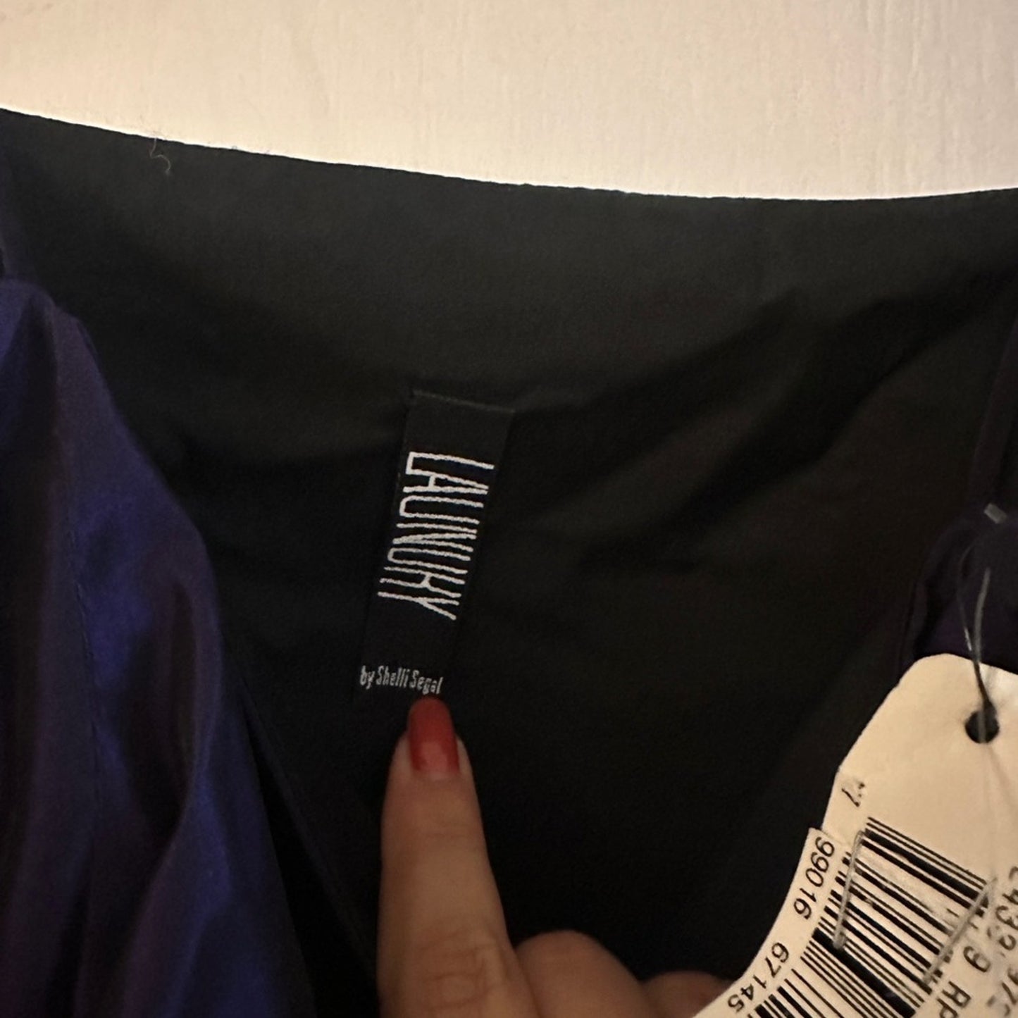 🍷NWT Laundry by Shelli Segal evening gown in plum size 8