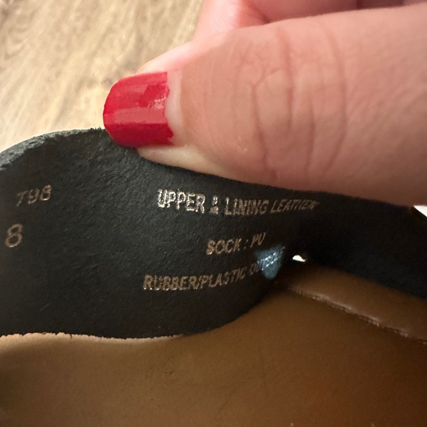 Steve Madden black and brown platform wedges size 8