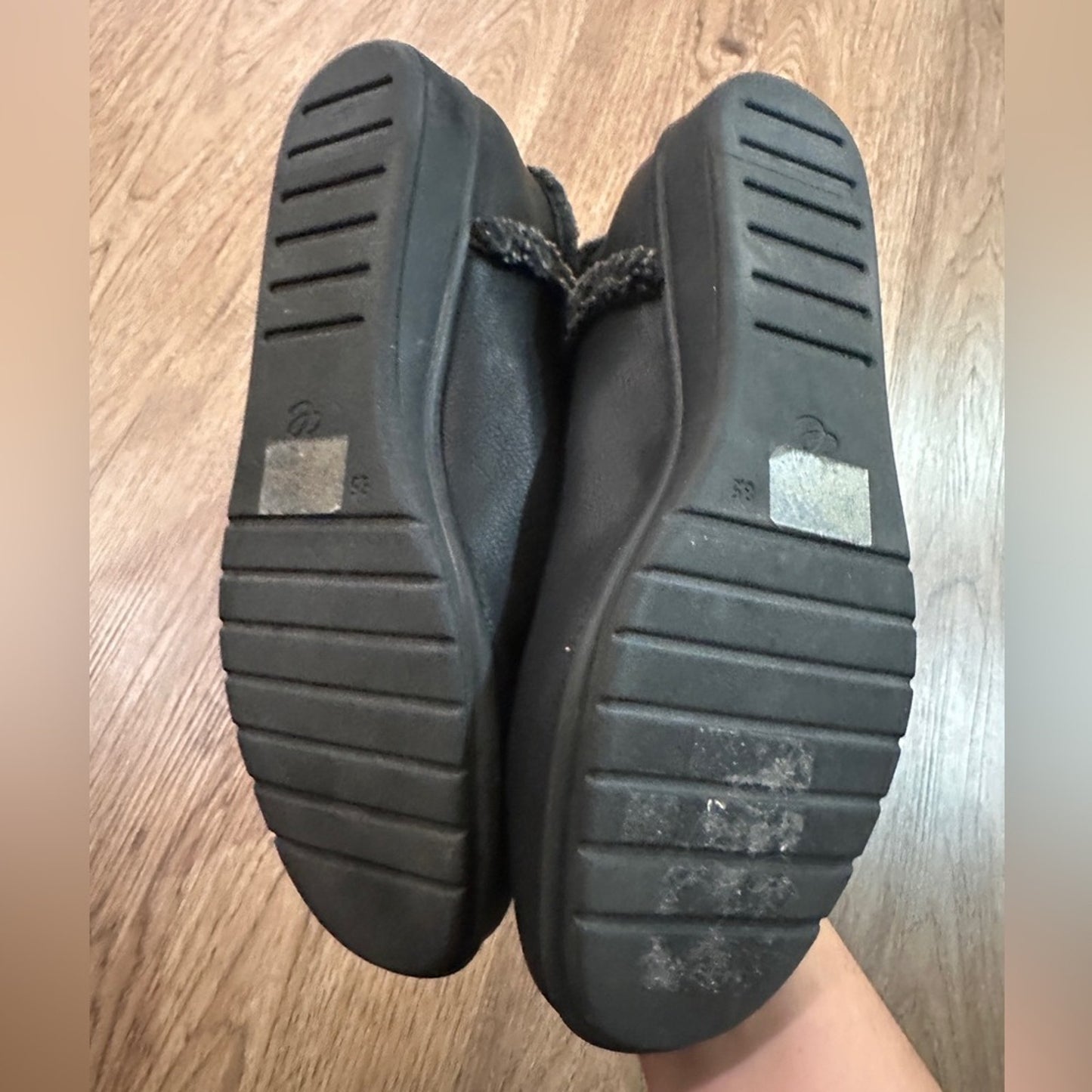 🍷360 easysport black mid calf booties size 8.5