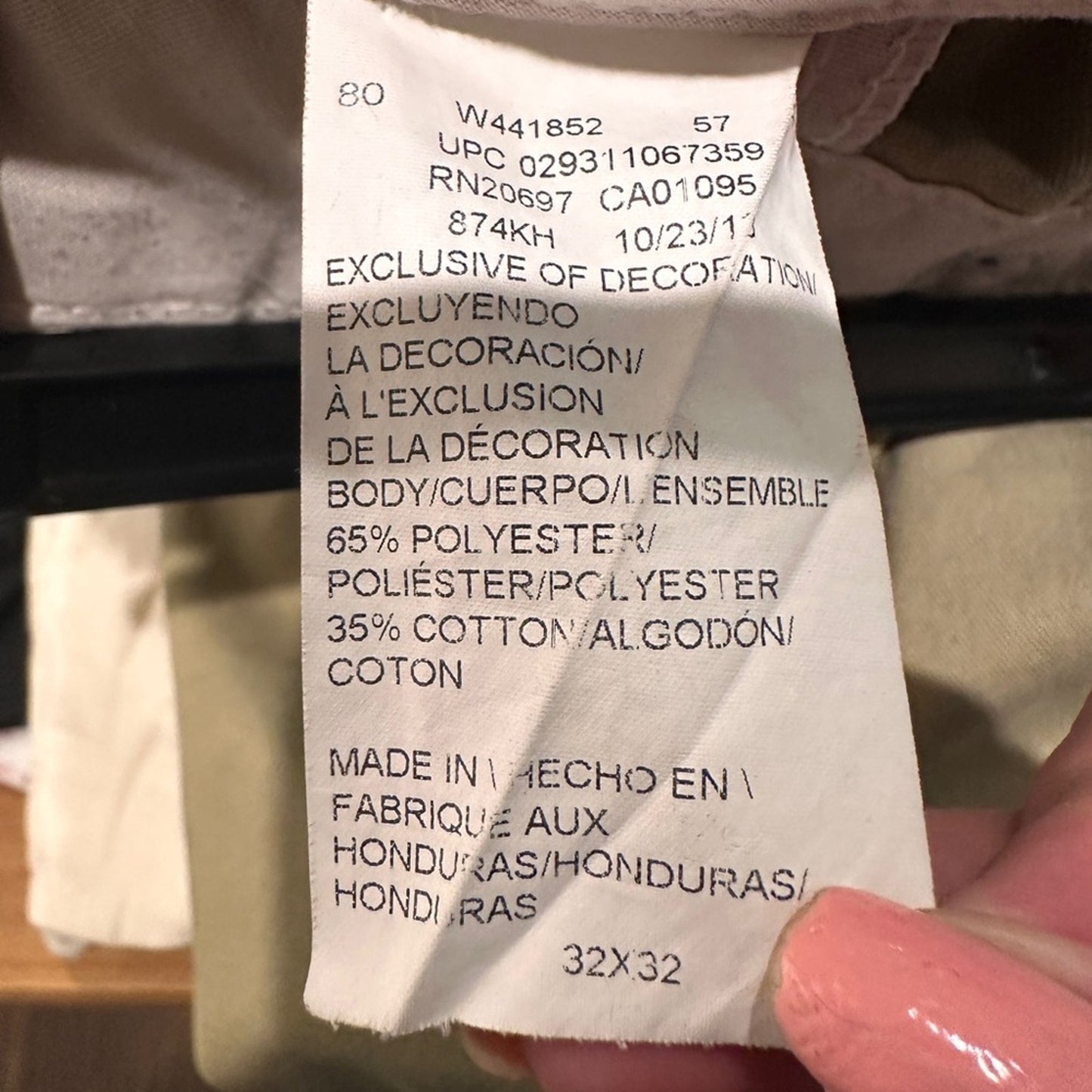 Dickies original for khaki pants size 32