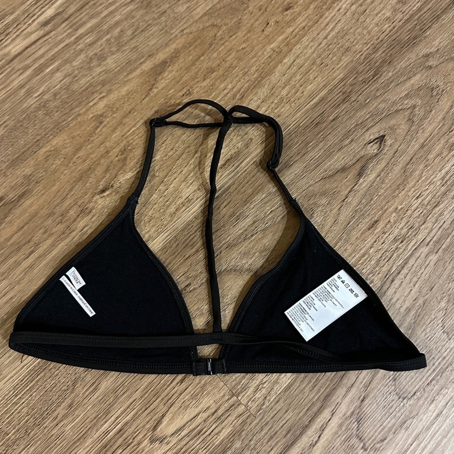 🍷Out from under by urban outfitters black bikini top size large