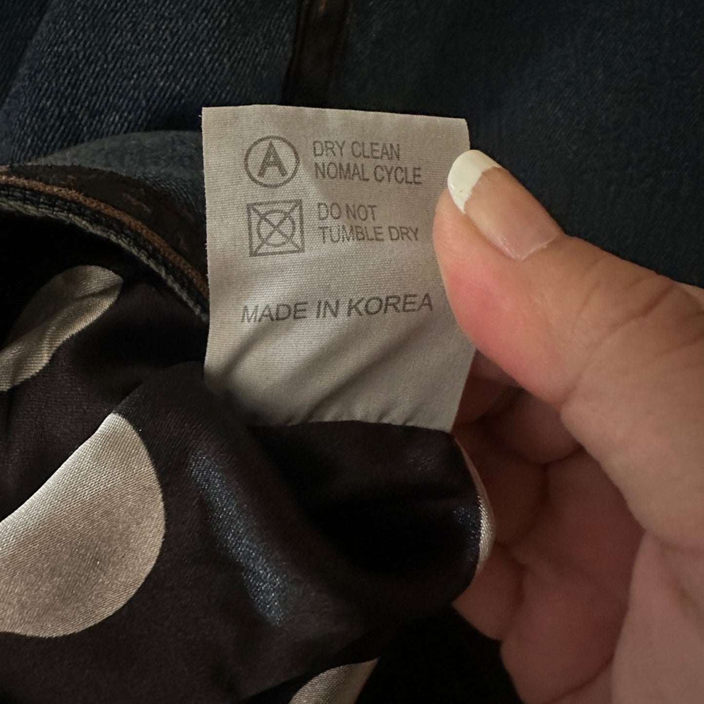 On the full denim jacket size medium