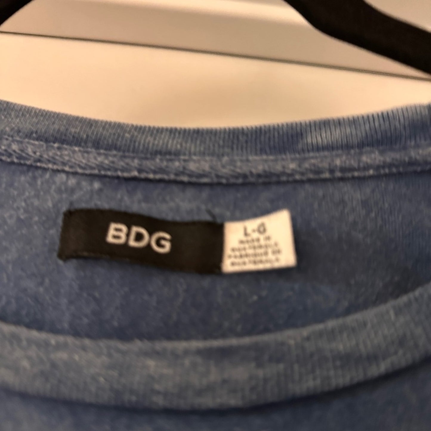 BDG blue cotton tee shirt dress size medium