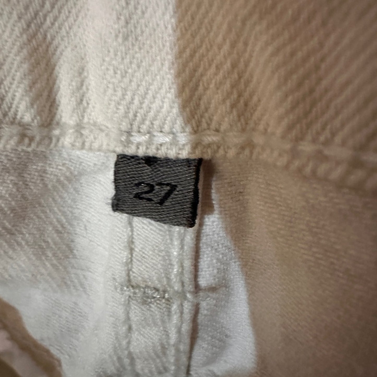 Carmar white distressed denim shorts size 27