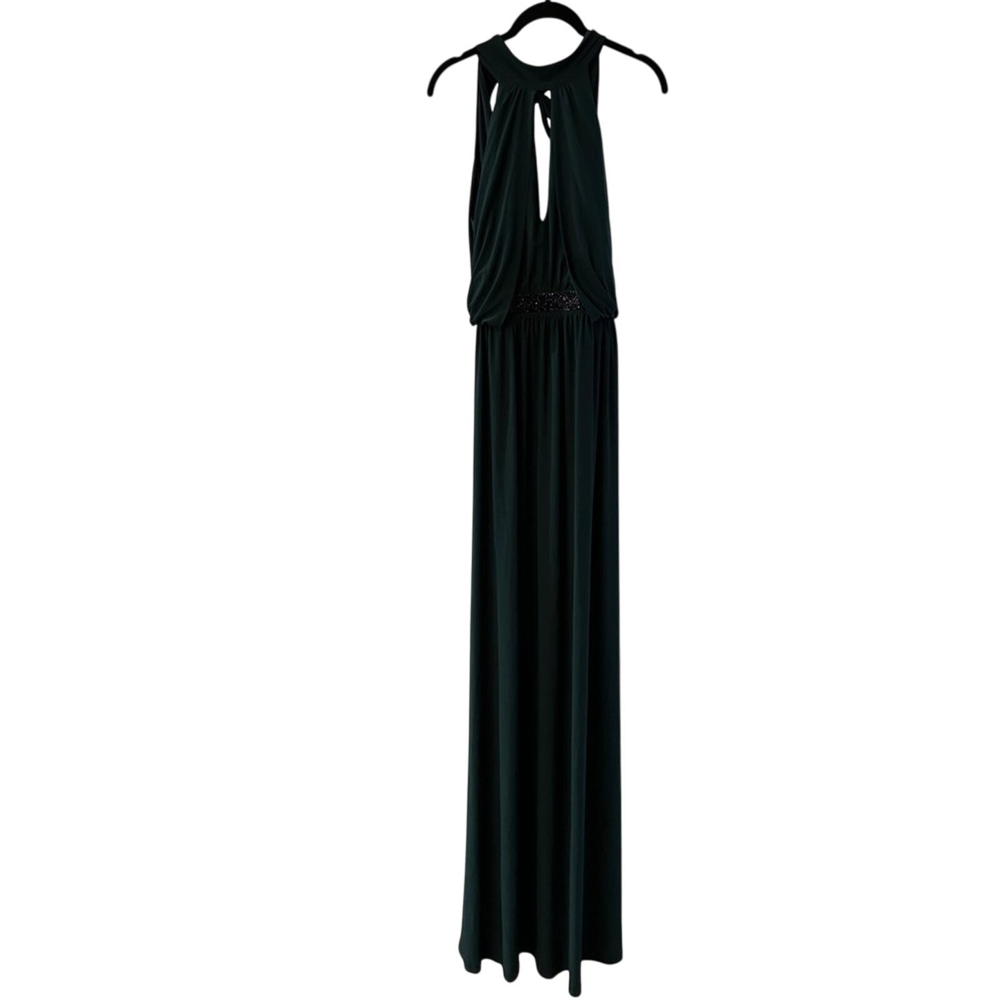 NWT ASOS Dark green halter gown size 6 tall