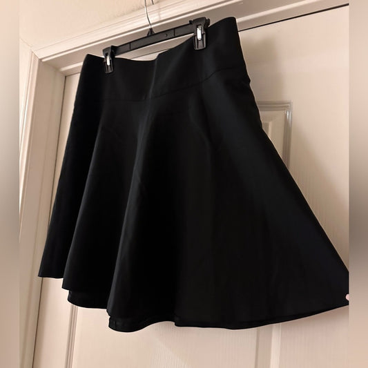 🍷Paula Cahen d’Anvers black wool blend a-line skirt size 3