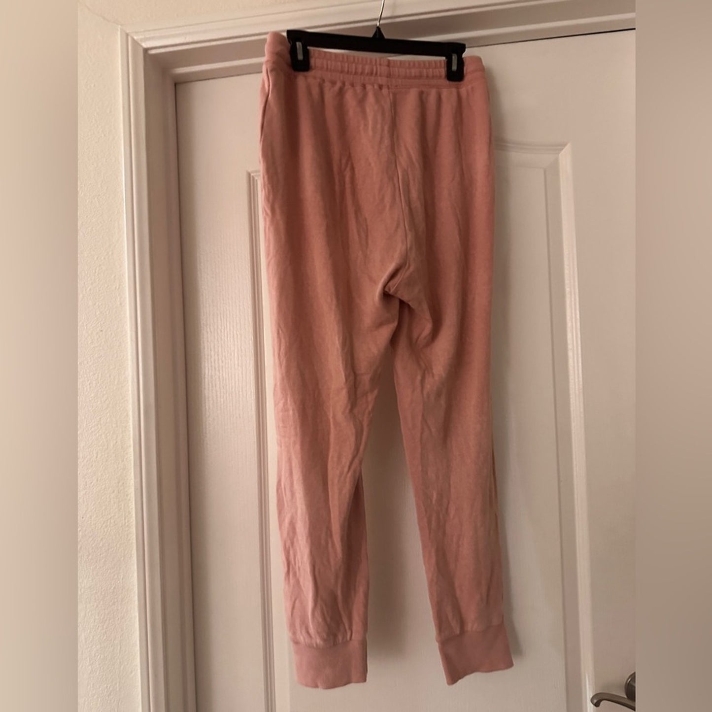 Splendid light pink terry jogger pants size medium