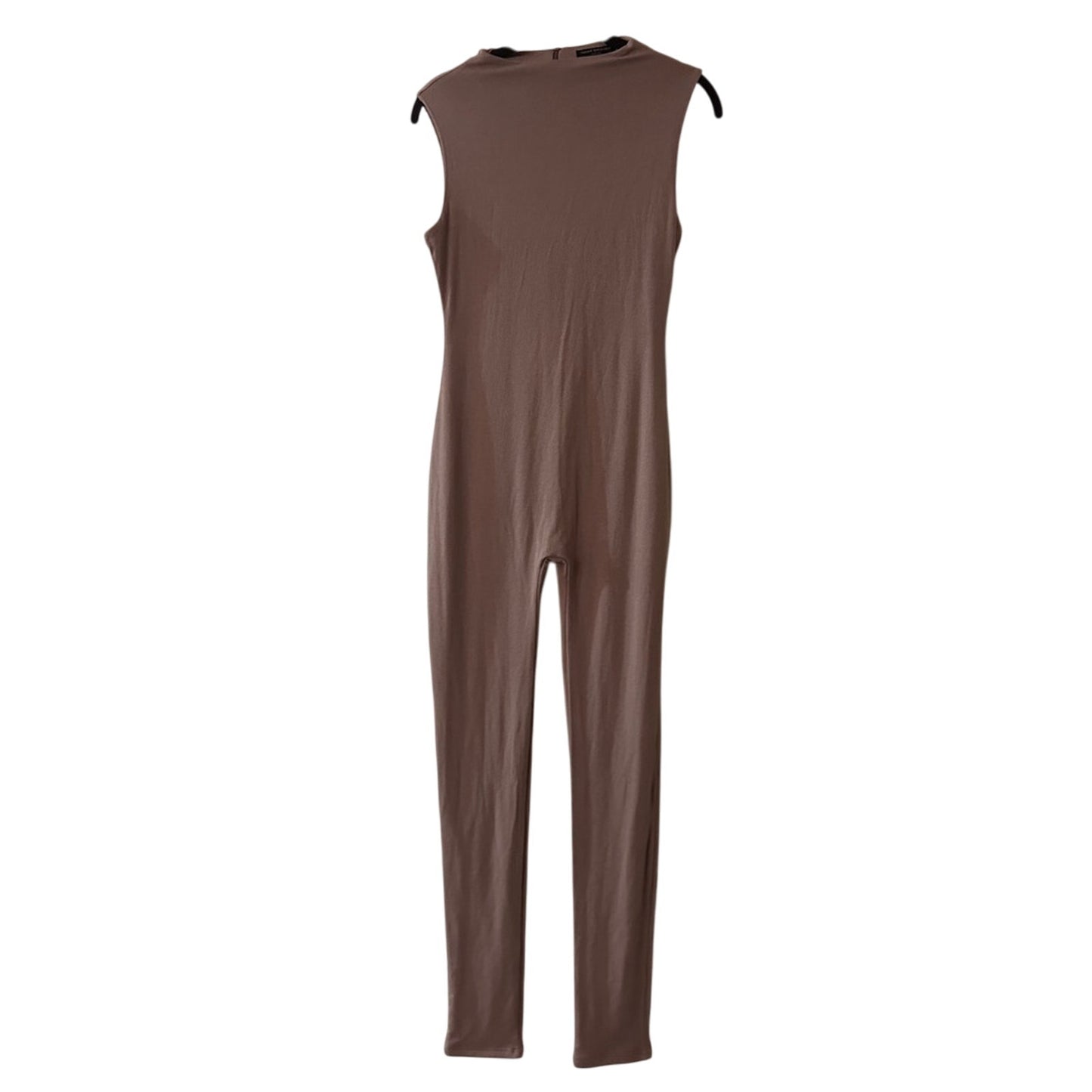 🐈⬛Naked wardrobe sleeveless brown jumpsuit size large