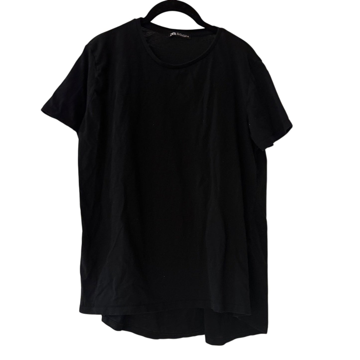Zara basic oversized crew neck tee size large