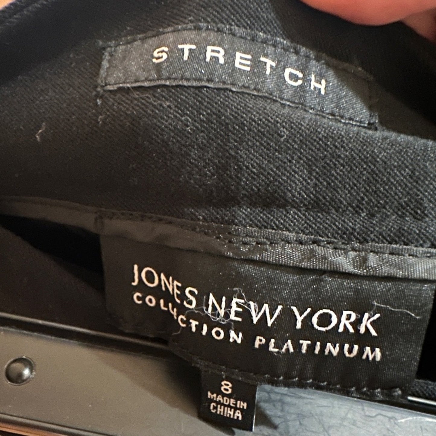 Jones New York black trouser pants size 8