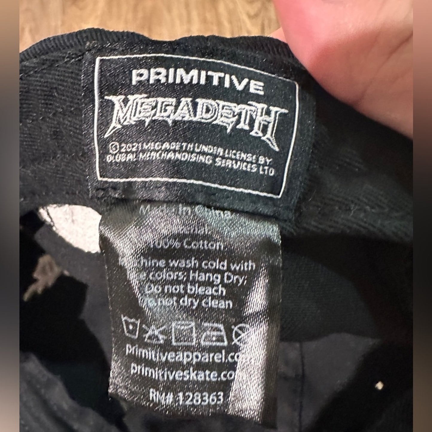 Primitive Megadeath black cap
