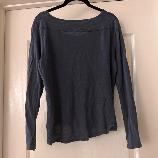 A.B.S. My Allen Schwartz 100% linen long sleeve top