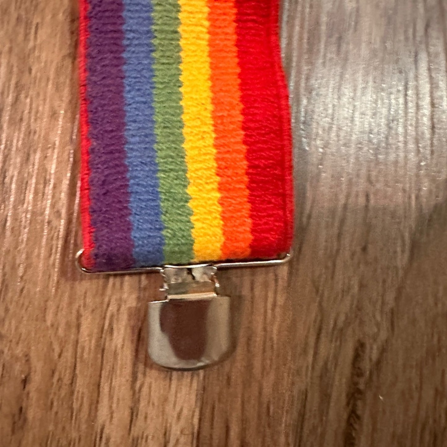 Rainbow suspenders one size