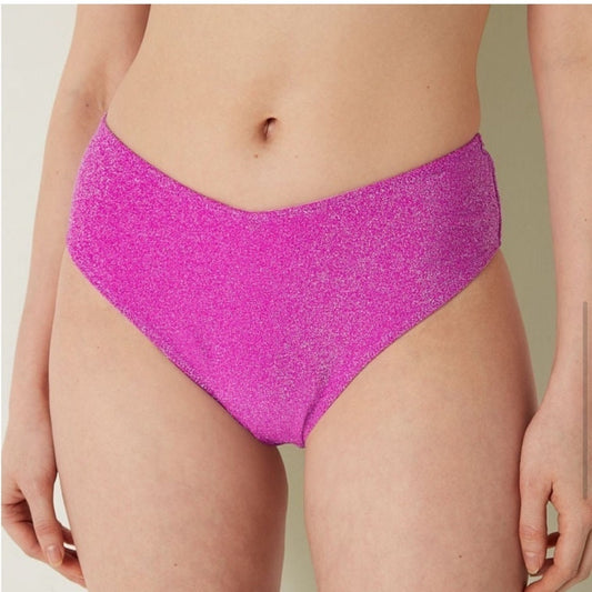 NWT VS Pink high hip high waisted cheeky bikini bottoms size xs