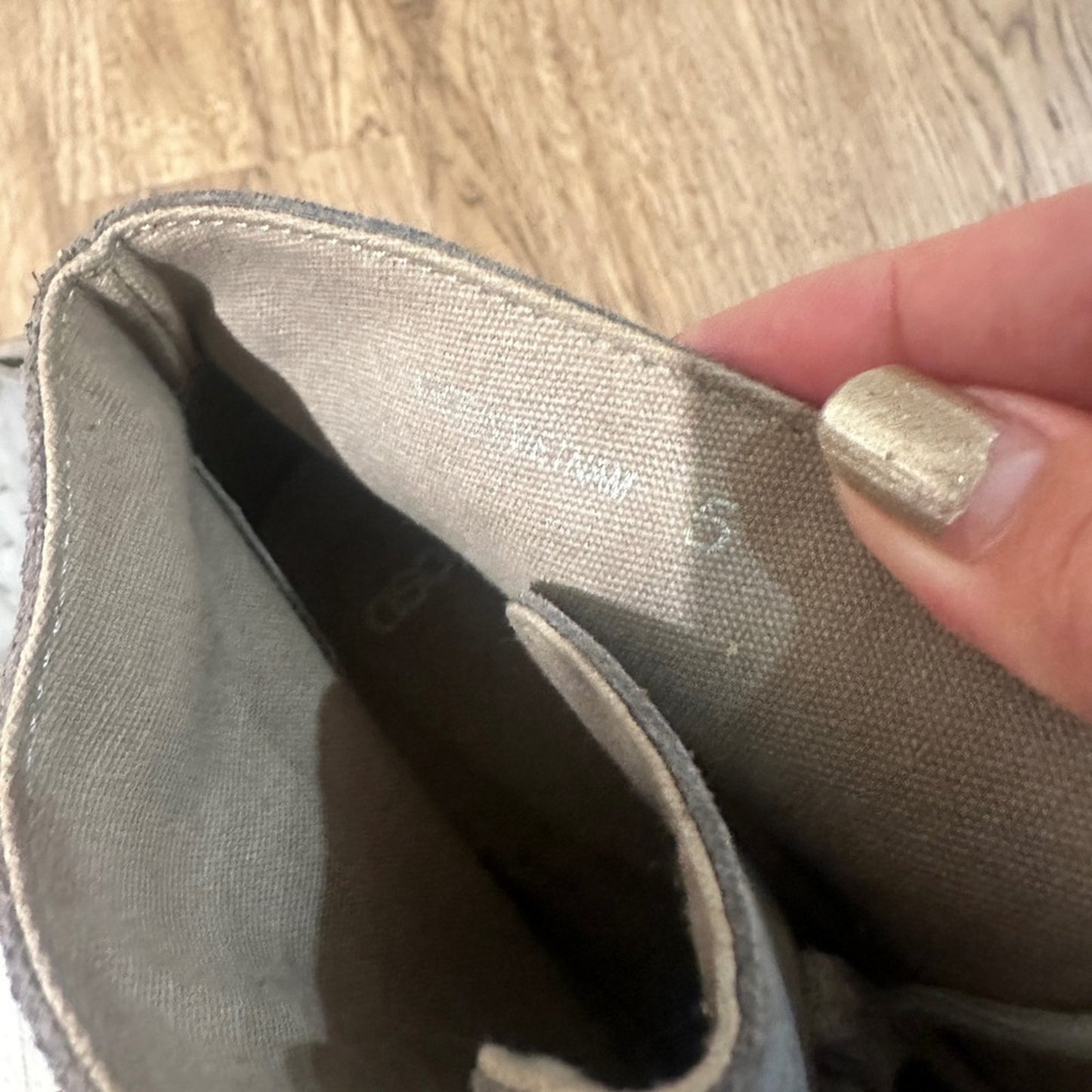 🍷ASOS grey open toe heeled ankle booties size 5