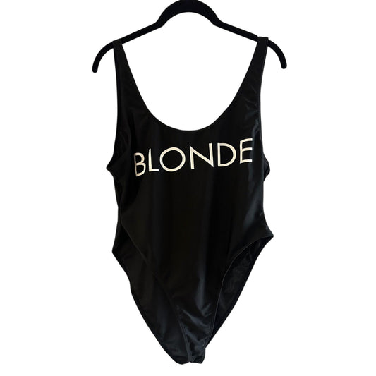 🍷“BLONDE” graphic one piece by brunette the label