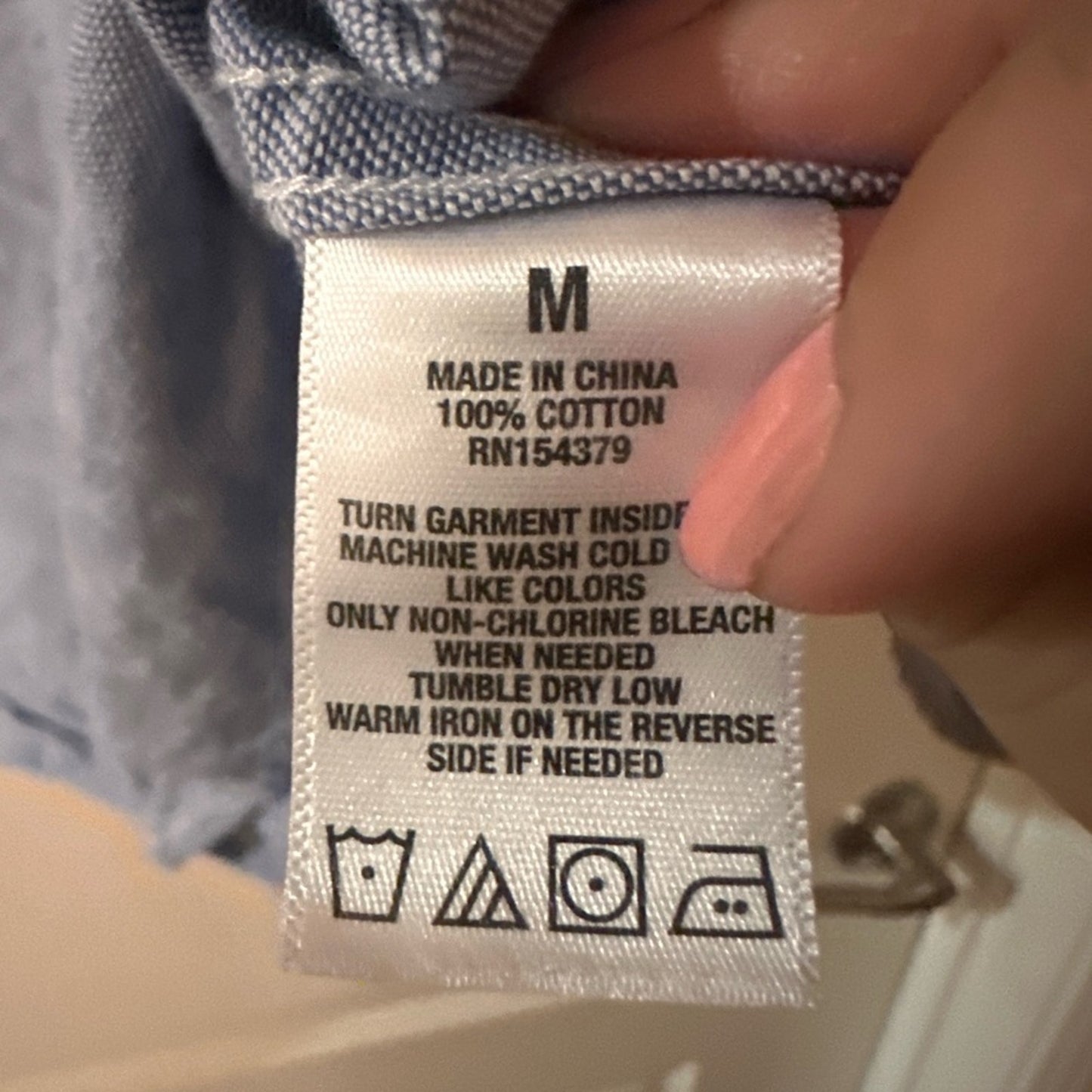 Aeropostale blue button down shirt size medium