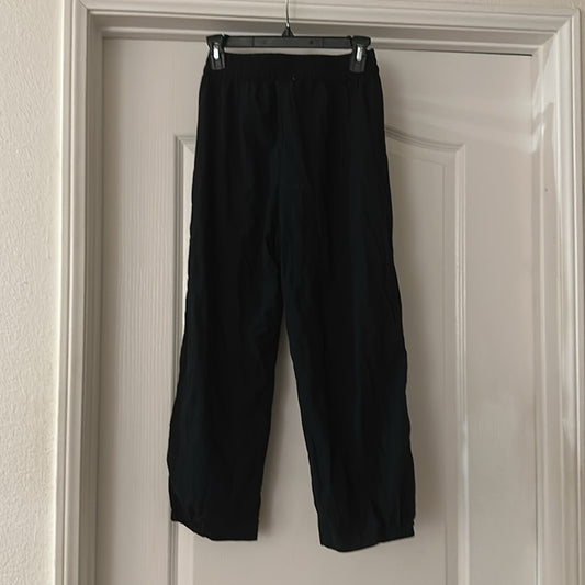 Lesumes black cotton gauze pants size small