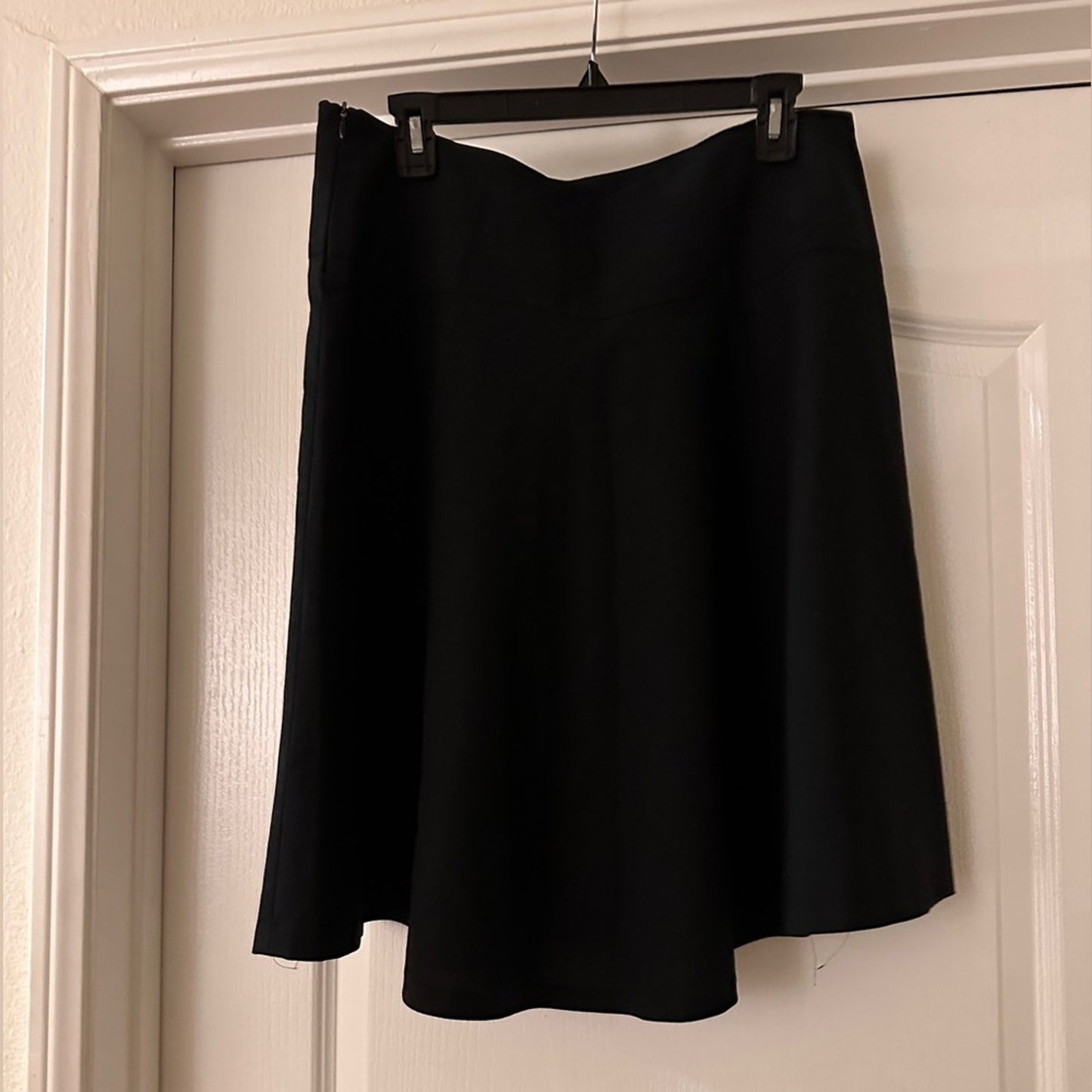 🍷Paula Cahen d’Anvers black wool blend a-line skirt size 3