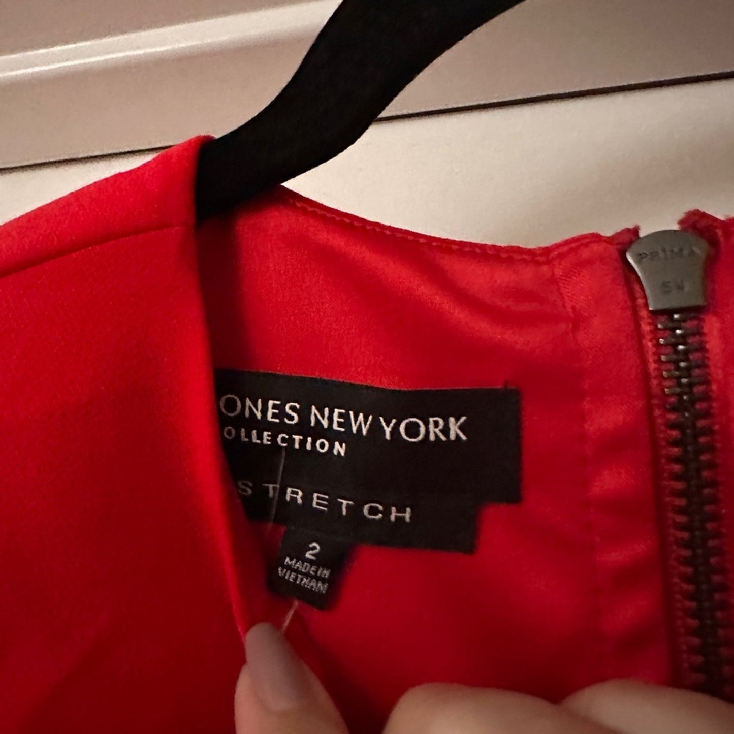 NWT Jones new red dress size 2